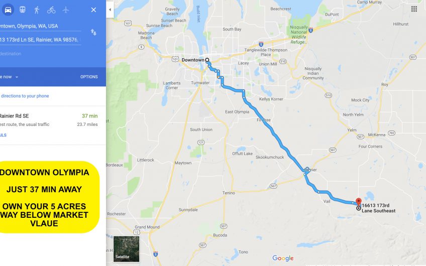 5 ACRES WAY BELOW MARKET VALUE – SIMILAR PROPERTIES SOLD FOR $50k AND MORE