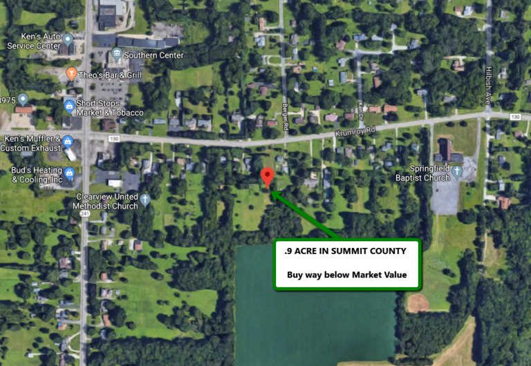 0.9 Acre Lot For Sale in Summit County, OH!