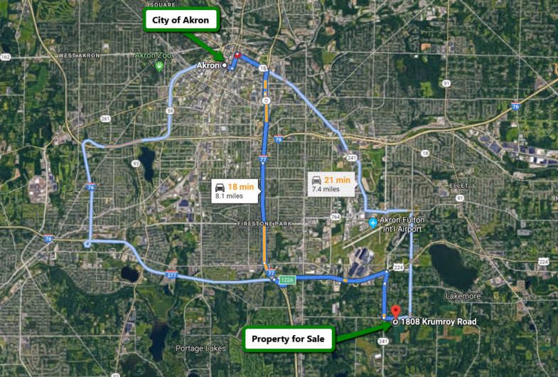 0.9 Acre Lot For Sale in Summit County, OH!