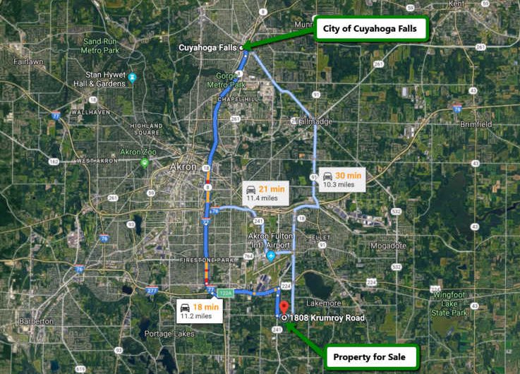 0.9 Acre Lot For Sale in Summit County, OH!