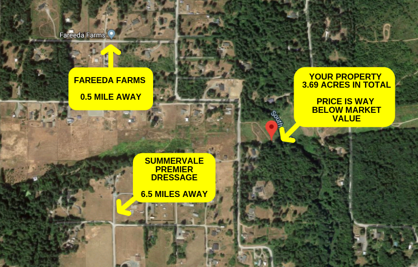 3.69 Acres Pierce County, WA – Way Below Market Value